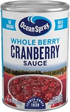Ocean Spray Gluten Free Whole Berry Cranberry Sauce, 14 Ounce Cans (Pack of 24)