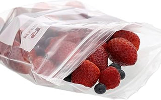 Royal Double Zipper Quart Bags, 7" x 8", Package of 500
