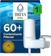 Brita Faucet Mount Water Filter System, Includes 1 Filter, White