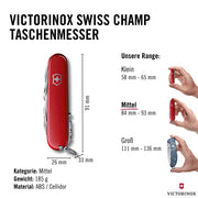Victorinox Red / Swisschamp / 91 mm Pocket Knives & Folding Knives