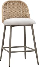 TOV Furniture Alexa Cream Outdoor Counter Stool
