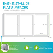 Ghent 48" x 96" / Confetti / Modern Bulletin Boards