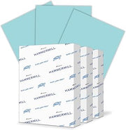 Hammermill Colored Paper, 20 lb Blue Printer Paper, 8.5 x 11-3 Ream (1,500 Sheets) - Made in the USA, Pastel Paper