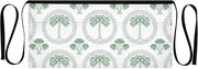 Green Palm Tree Waist Apron with 3 Pockets Waiter Server Short Aprons 25.2x11.8 Inch Stain Resistant Apron for Kitchen Garden Restaurant 1 Pack