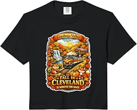 Cuyahoga Valley Fall in Cleveland Comfort Colors Crop Top