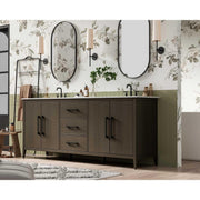 Mocha Brown Millie Bathroom Vanity by by Elegant Lighting – Solid wood and MDF, Mocha Brown, Model 5608093