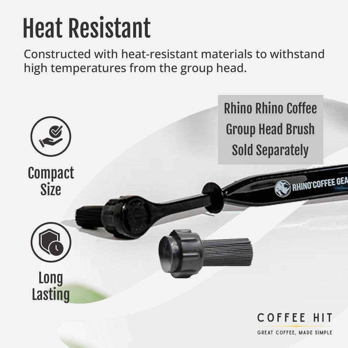 Rhino Coffee Group Head Brush Replacement Bristles - 3pk by Rhinowares – Model RHGB