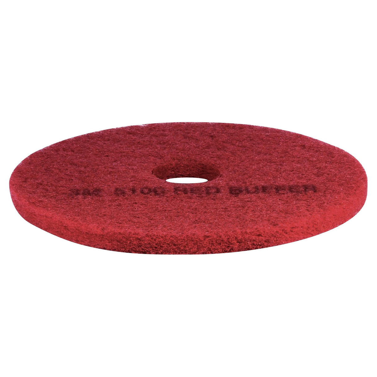 Red Buffer Pad by 3M – 1 Count (Pack of 5), Polyester, Red, Pack of 5, Model 5100