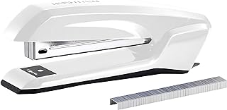 Bostitch Office Ascend 3 in 1 Stapler Integrated Remover & Staple Storage, 420 Staples Included, 20 Sheet Capacity, Lightweight, White (B210-WHT), Full Size (Pack of 6)