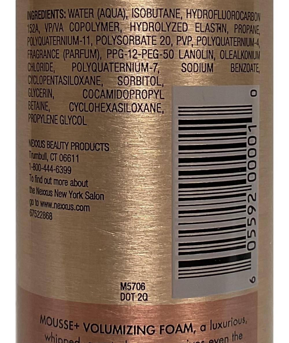 Mousse Plus 10.6 Ounce Volumizing Foam Medium Hold (313ml) (2 Pack) by Nexxus – 10.6 Ounce (Pack of 2), Pack of 22, Model NMP10B-B