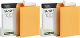 Quality Park 9" x 12" Self-Seal Catalog Envelopes, for Mailing, Organizing and Storage, Brown Kraft, Heavy 28-lb Paper, 100 Per Box (QUA44562) (Pack of 2)