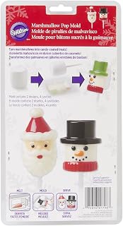 Wilton Marshmallow Candy Mold, Snowman and Santa