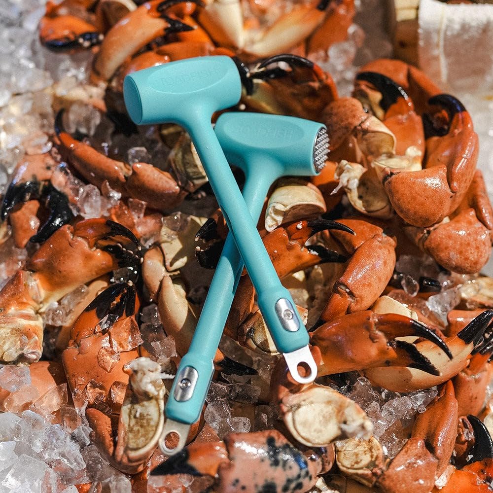 Crab Mallet by Toadfish – Normal, Plastic, Teal, Pack of 2, Model TF8068