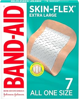 BAND-AID Brand Skin-Flex Adhesive Bandages, Extra Large, 7 Count