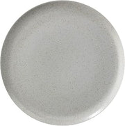 G.E.T. PA1944712812 High-Strength Porcelain Coupe Plate, 11", Grey (Set of 12)