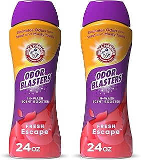 Arm & Hammer Odor Blasters In-Wash Scent Booster,Laundry Scent Booster Fresh Escape-scent,24 Oz,(Pack of 2)