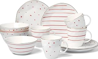 Lenox 896839 Garnet Bay 12-Piece Dessert Set
