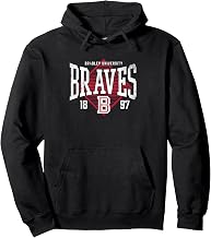 Bradley University Braves Heritage Block Letter Pullover Hoodie