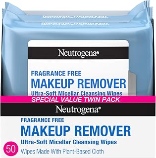 Neutrogena Makeup Remover Wipes, Fragrance-Free, 25 Count (Pack of 24)