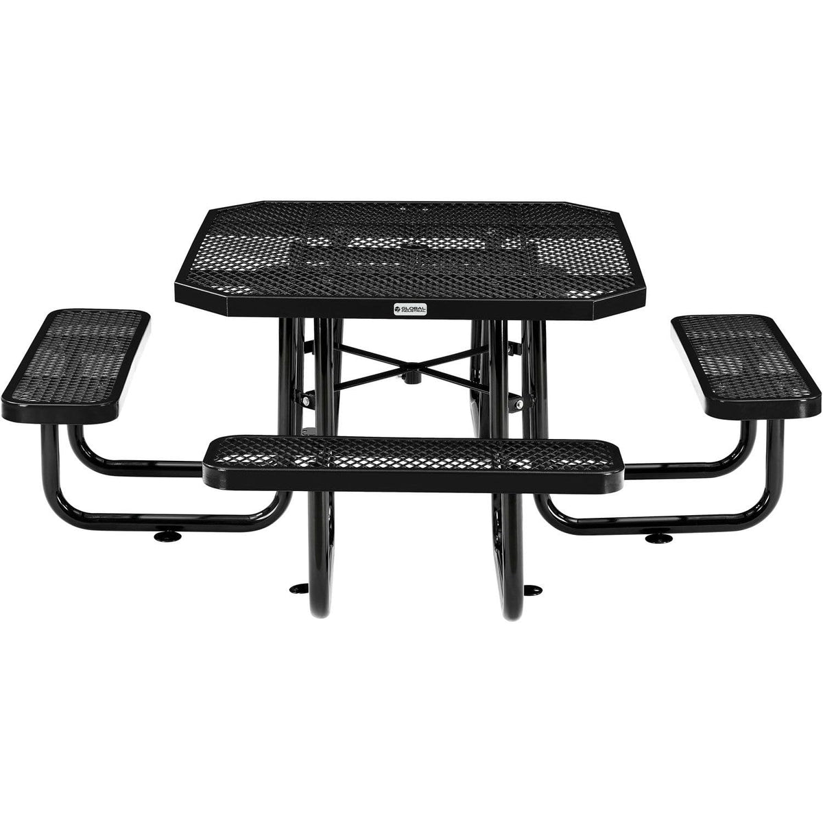 Global Industrial Black / Industrial / 1 Picnic Tables