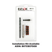 E-Z LOK 8.6mm / M6-1.0 Internal Threads, M10x1.5 External Threads, 10.49 mm Length / Red Thread Locking Inserts