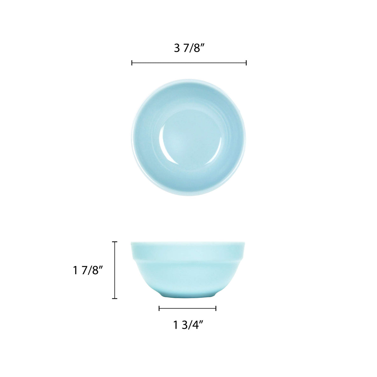 Blue Jade melamine dinnerware collection 7 oz by Thunder Group – 7.0 ounces, Melamine, Light Blue, Model 5904