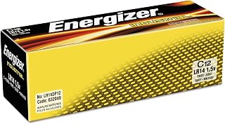 Energizer EN93 Industrial Alkaline Battery, C, 12/BX