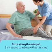 Ultrasorbs Advanced Extra Strength Drypads by Medline – 70 Count (Pack of 1), Super Absorbent Polymer, White
