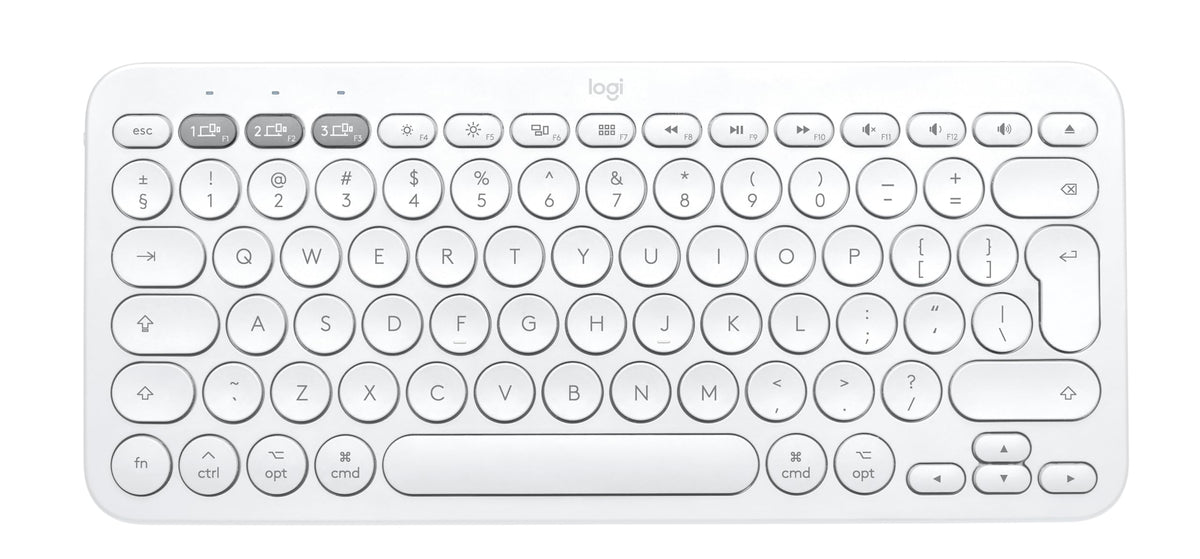 K380 Multi-Device Bluetooth Keyboard for Mac by Logitech – One Size, Plastic, White, Model 920-009729