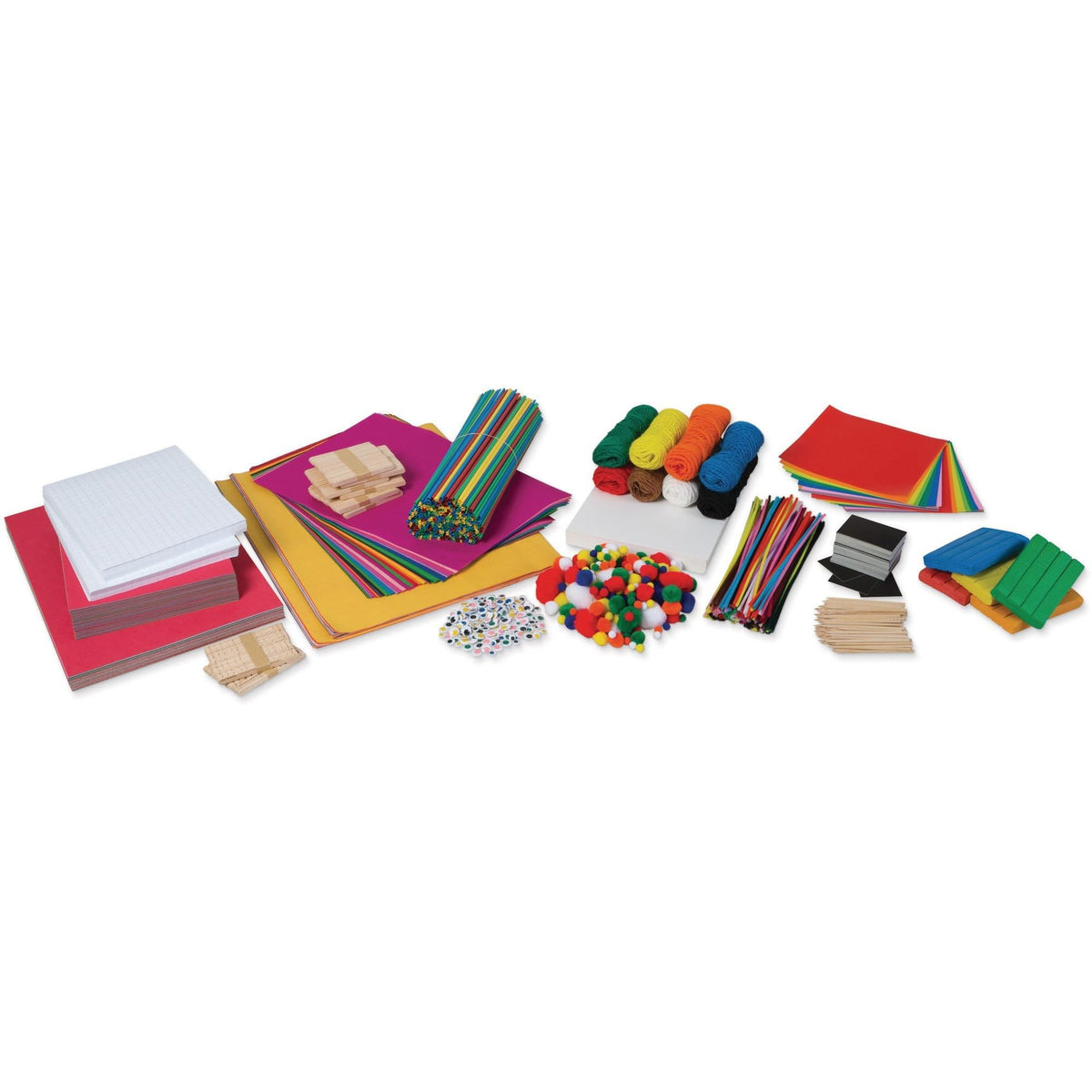 Learn It by Art Makerspace Builder II Craft Kit by Pacon – Assorted, Paper, Model 1001002