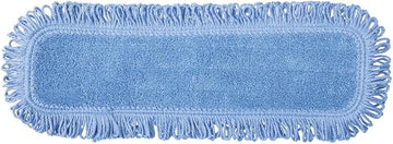 HUBERT Microfiber Dry Mop Blue - 18" L x 5" W, 3 per Pack