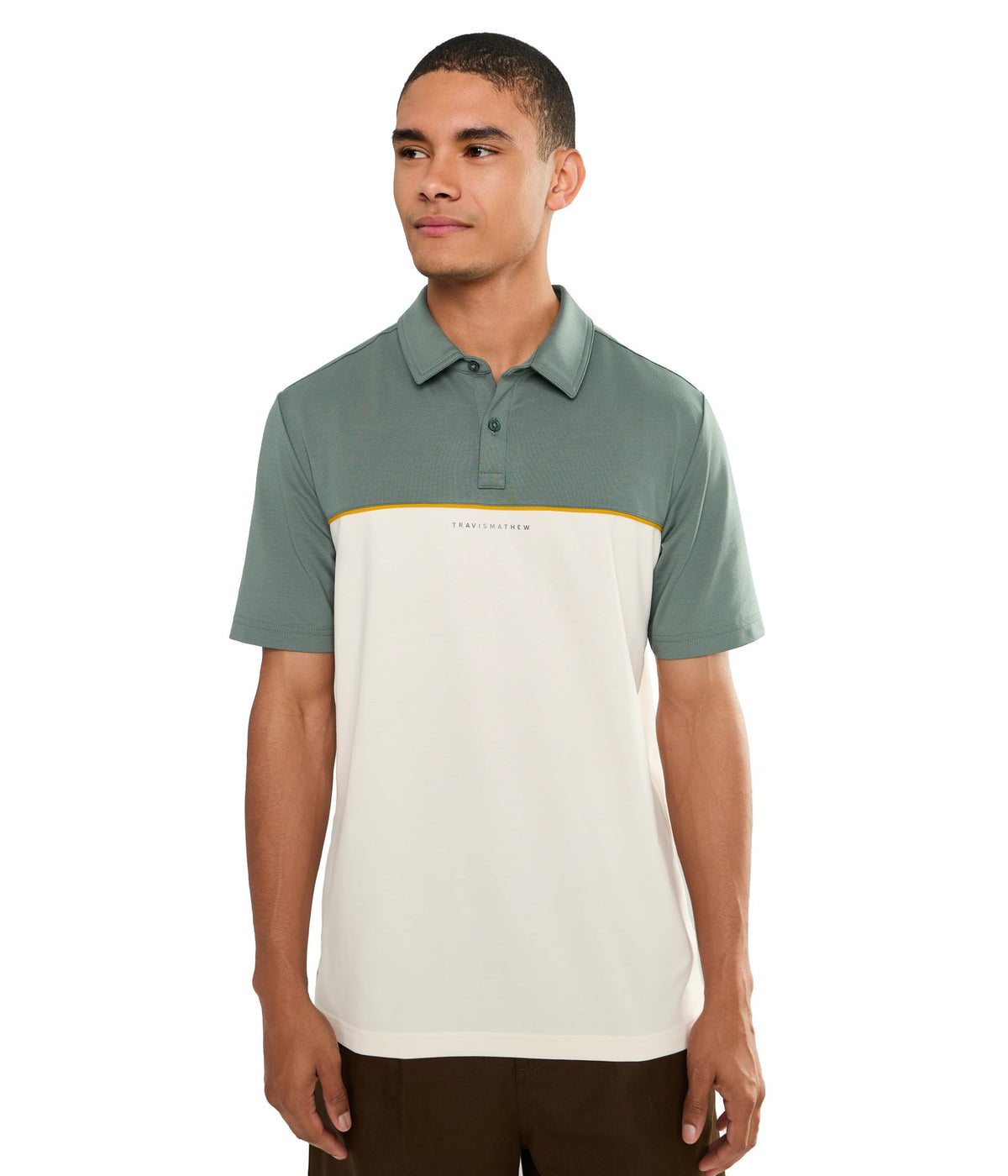 Featherweight Color-Block by TravisMathew – Balsam Green, Model A47875