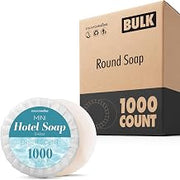 Stock Your Home Bulk Hotel Soap Bars 1000 Count Fresh Scent Travel Size Hand Soap Individually Wrapped Guest Soaps for Bathroom