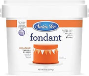 Satin Ice Fondant for Cake Decorating, Orange (5 Pound)