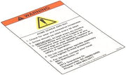 Bki Decal, Fkm Warning Acme Screw N0153 - Genuine OEM Replacement Part