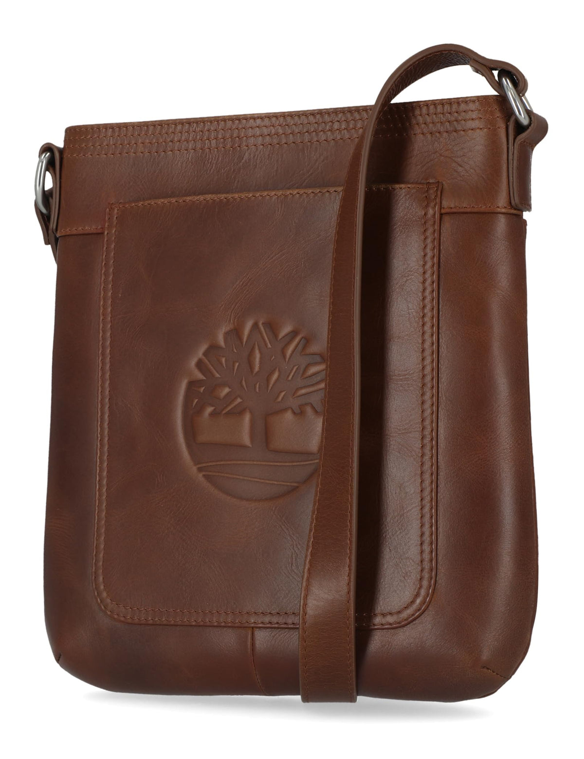 Womens Leather Crossbody Purse Shoulder Bag by Timberland – One Size, 1 pounds, Leather, Cognac, Model DB1501/35