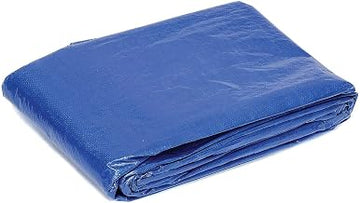Global Industrial Light Duty Tarp, 40'W x 80'L, 2.9 oz., Blue