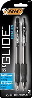 BIC Atlantis Velocity Bold Ball Pen, Black 2 ea (Pack of 2)