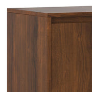 SIMPLIHOME Walnut Veneer / 60 inch / Low TV Stand Television Stands & Entertainment Centers
