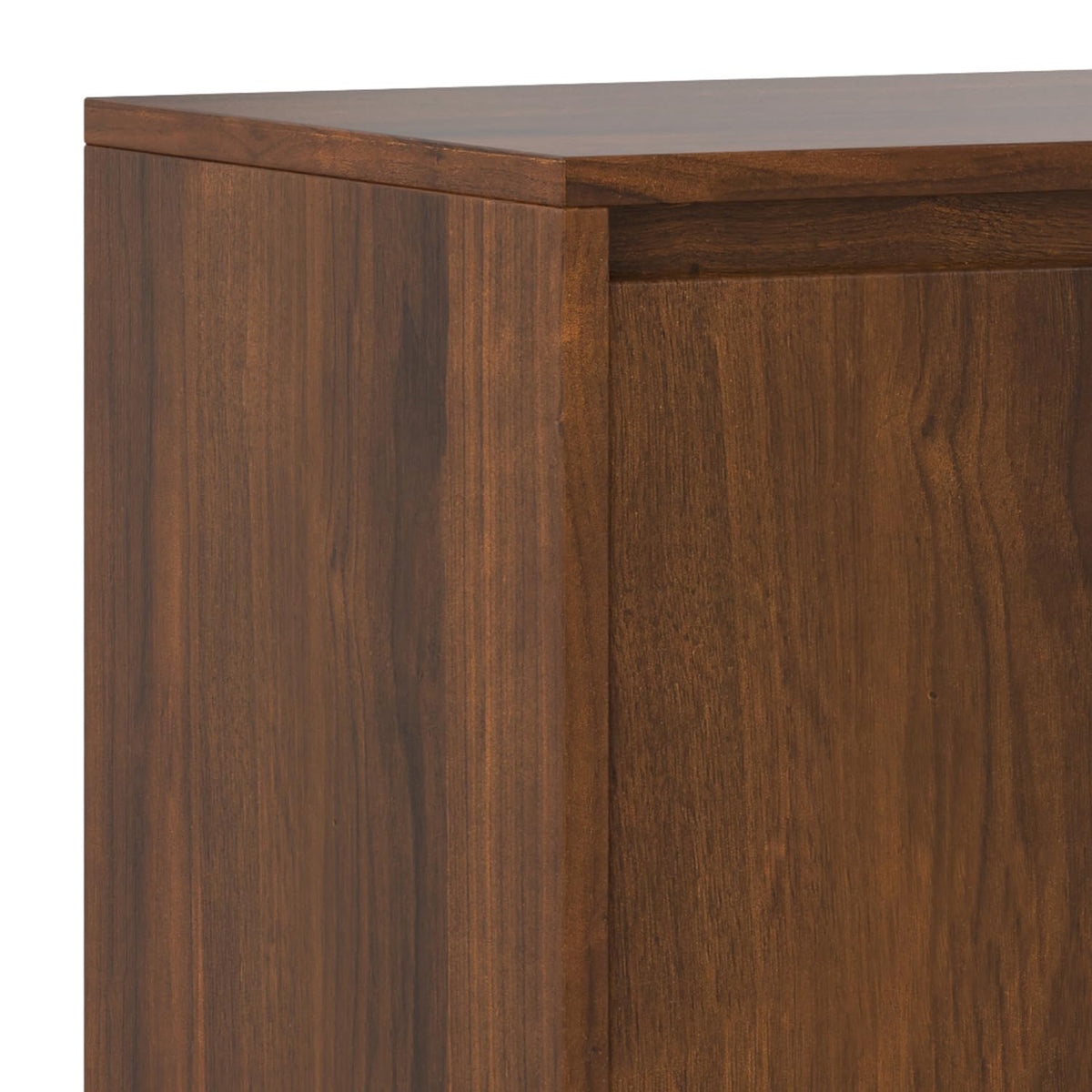 SIMPLIHOME Walnut Veneer / 60 inch / Low TV Stand Television Stands & Entertainment Centers