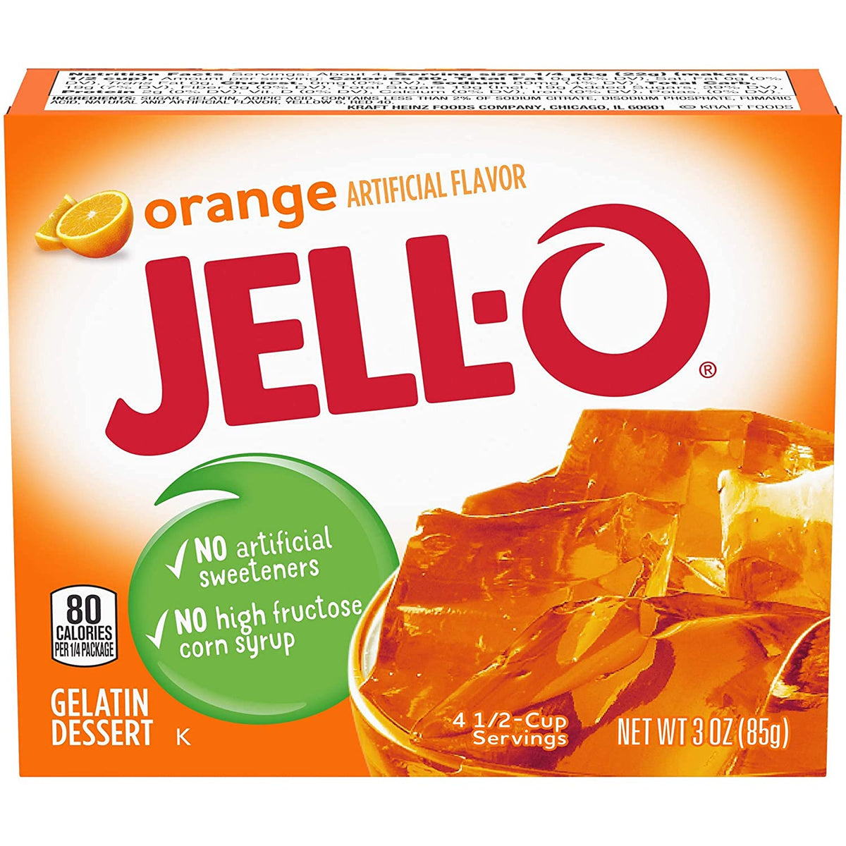 Jell-O 3 Ounce (Pack of 2) / 2 Gelatin