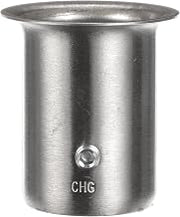 Component Hardware Stainless Steel Leg Socket with Flanged Top - 1-1/2" x 2-7/8"