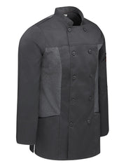 Red Kap Medium / Charcoal / Deluxe Airflow Chef Coat Chef Jackets