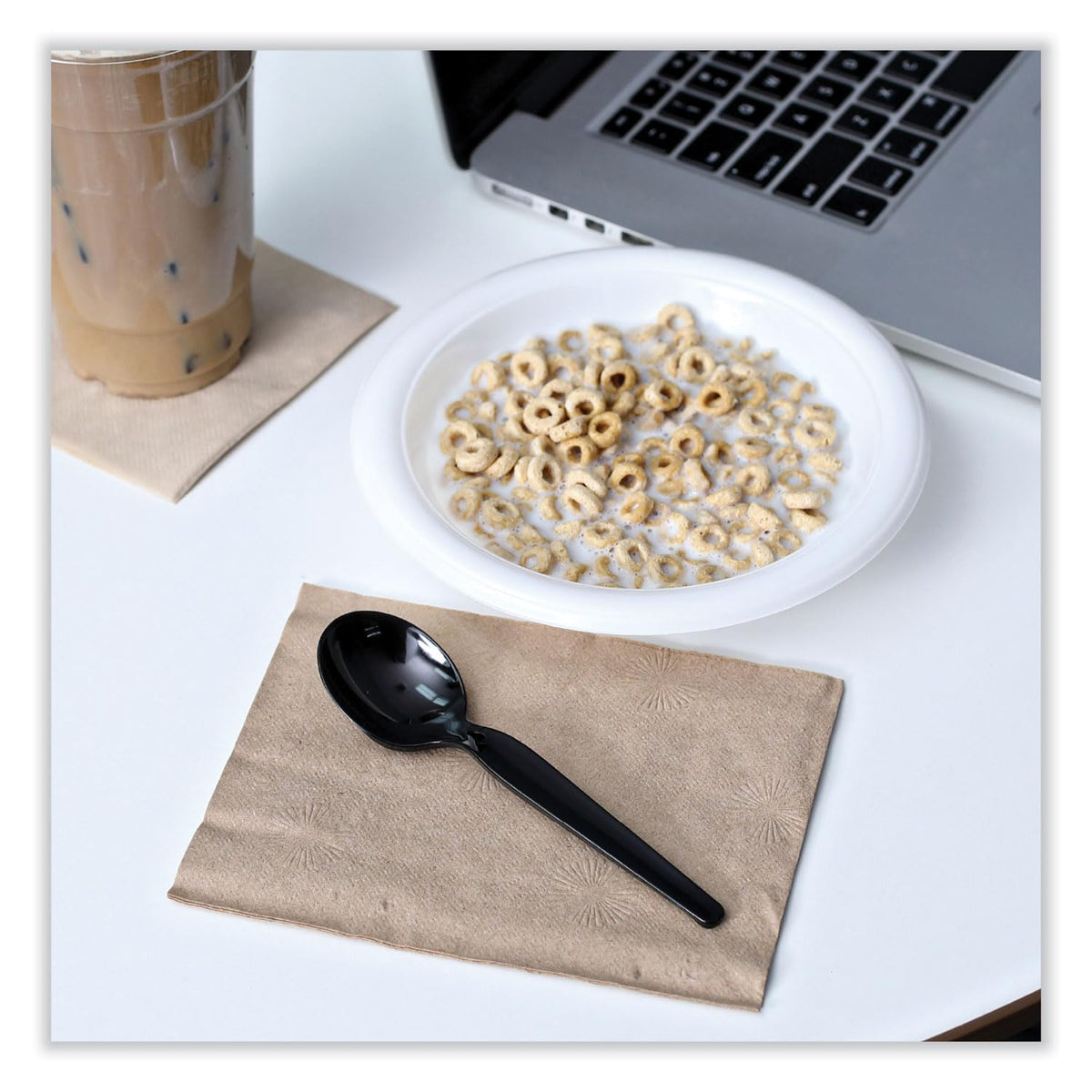 Hi-Impact Plastic Dinnerware by Boardwalk – 12 oz, 12.0 ounces, Plastic, White