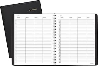 AT-A-GLANCE 8031005 Four-Person Group Undated Daily Appointment Book, 8 1/2 x 10 7/8, White