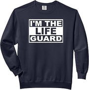 Life Guard Square Graphic Comfort Colors Adult Sweatshirt