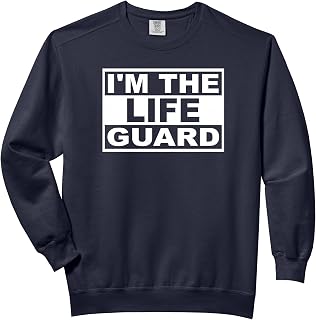 Life Guard Square Graphic Comfort Colors Adult Sweatshirt