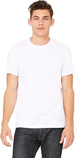 BELLA+CANVAS Bella + Canvas Unisex Jersey Short-Sleeve T-Shirt - White - S - (Style # 3001C - Original Label)