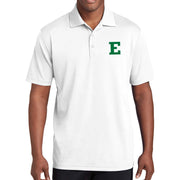 EMU Primary Logo LC Polo - LG - White by Underground Printing – Large, Cotton, Eastern Michigan Eagles White, Model 20001061660