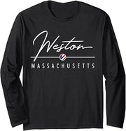 Weston Massachusetts (MA) Long Sleeve T-Shirt